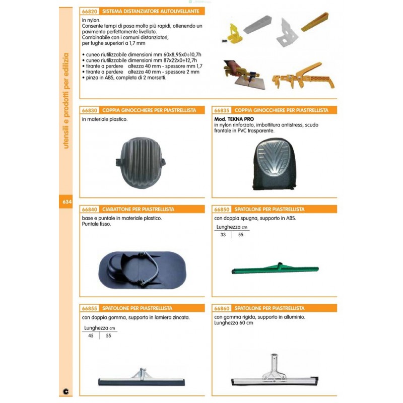 12PZ SPATOLONE DOPPIA SPUGNA CM.33 IN ABS COLORATO