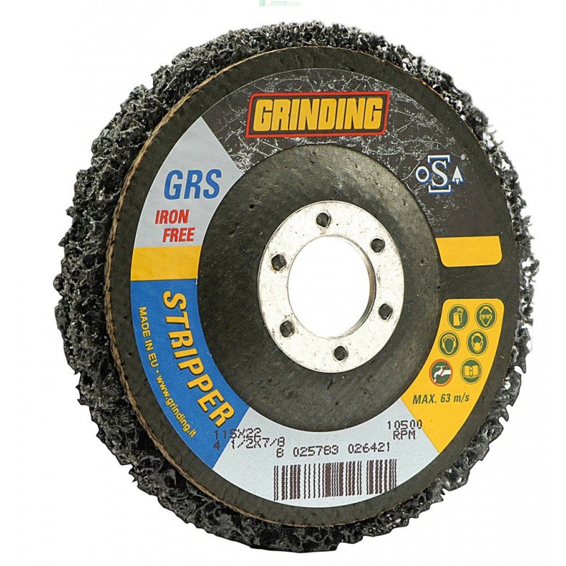 Dischi Abrasivi Per Smerigliatrice - 5 Pezzi 115mm Per Rimozione Vernice E Ruggine, Nero - Foto 4