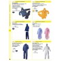 COMPLETO IMPERMEABILE MOD.LLUVIA TG.XXL COLORE BLU