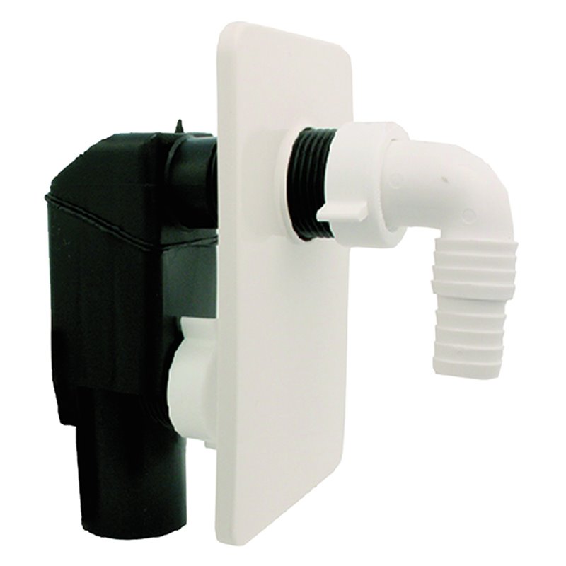 Geberit Universal Sifone Da Incasso Acciaio Inox Spazzolato/bianco - 152233001