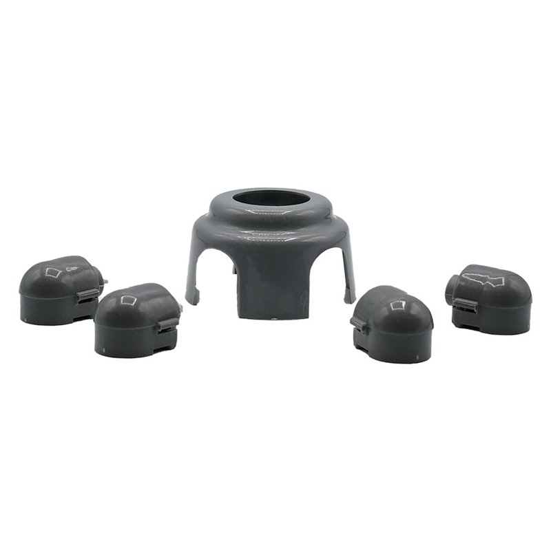 VDP - 2 Tappi In Gomma Morbida Per Supporto A Due Gambe (Bipod), Antiscivolo